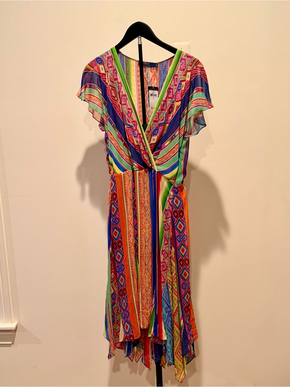 Ralph Lauren NWT size 4 Brightly Printed Serape Dress!